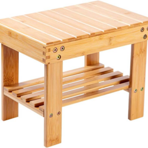 Bamboo Step Stool, Wooden Small Stool