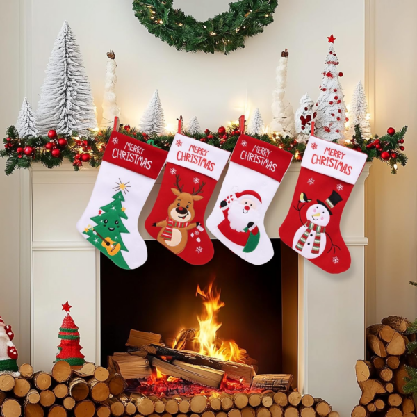 Christmas Stockings 4 Pack - Image 2
