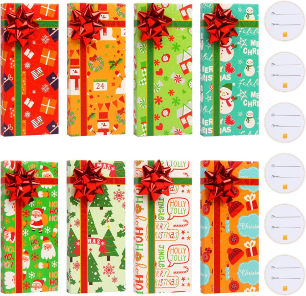 Christmas Cash Holders Boxes with Bow