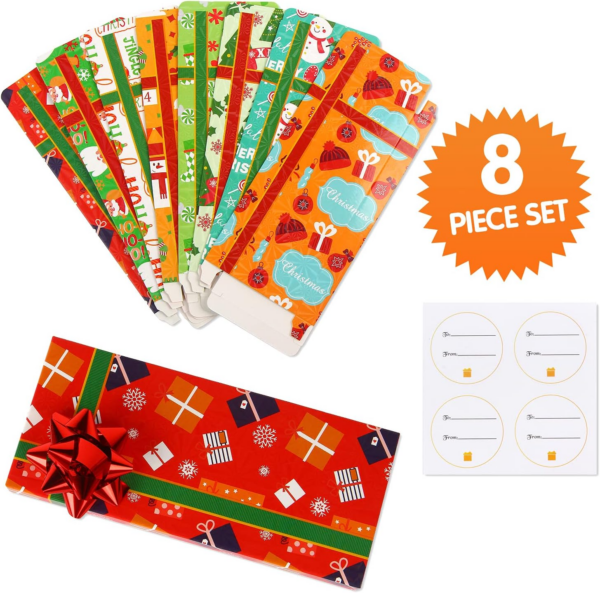 Christmas Cash Holders Boxes with Bow - Image 6