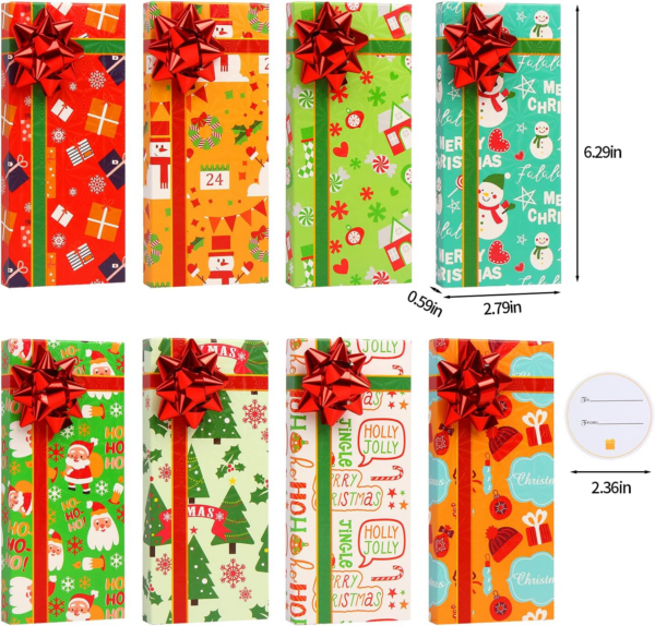 Christmas Cash Holders Boxes with Bow - Image 5