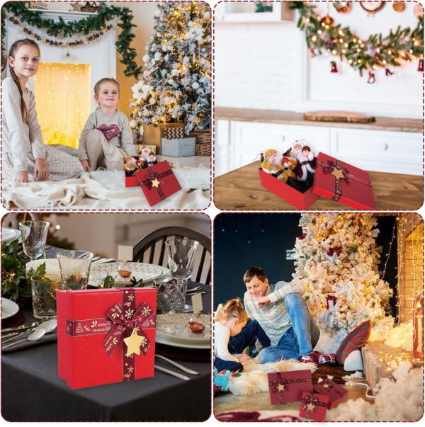 Gift Boxes for Presents with Lids - Set of 3 - Image 2