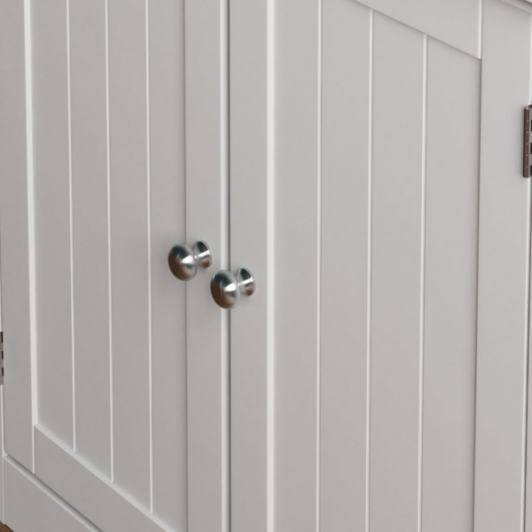 Under Sink Bathroom Cabinet Floor Standing Storage Cupboard Basin Unit - Image 3
