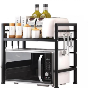 2 Tier Expandable Microwave Shelf