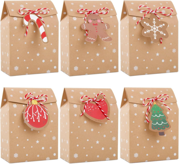 24pcs Small Christmas Boxes for Gift Favour Boxes