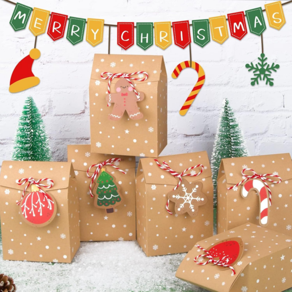 24pcs Small Christmas Boxes for Gift Favour Boxes - Image 6