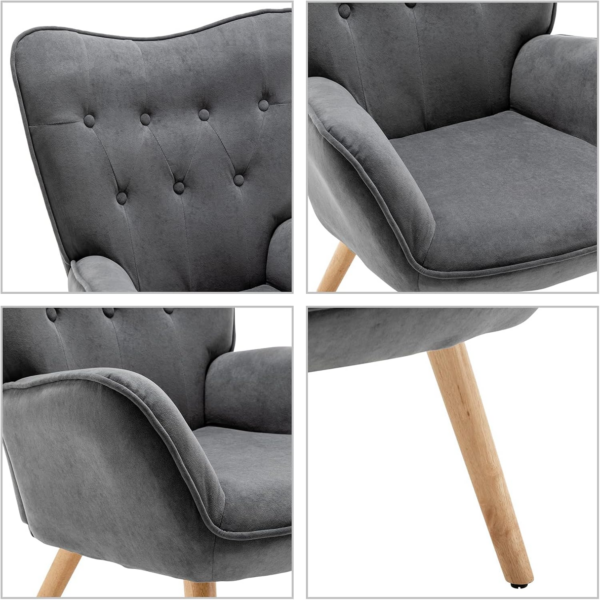 Armchair with Footstool Living Room - Image 2