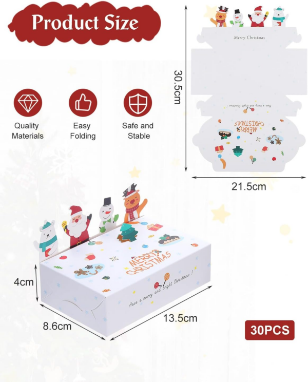 30PCS Christmas Party Gift Boxes - Image 7