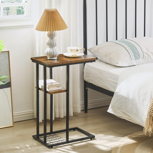 C-Shaped End Table Set of 2 - Image 4