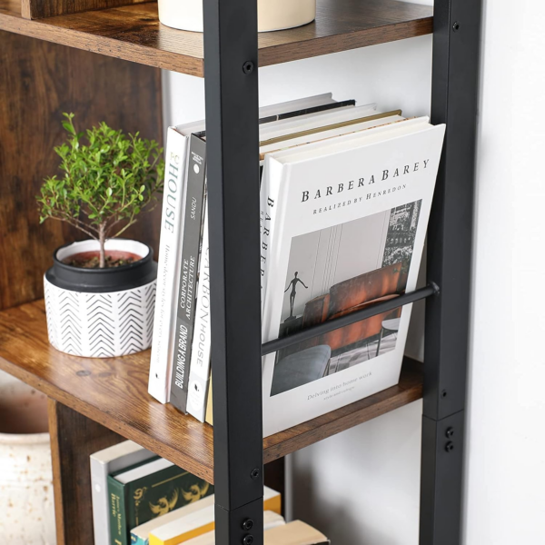 Bookshelf, Storage Shelf, Large Bookcase with Doors - Image 7