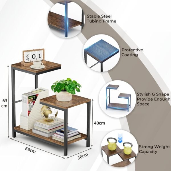 3 Tier End Table - Image 8