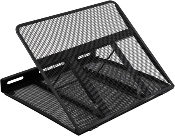 Ventilated Adjustable Ergonomic Laptop Stand, 33 x 28.7 x 18.5 cm, Black