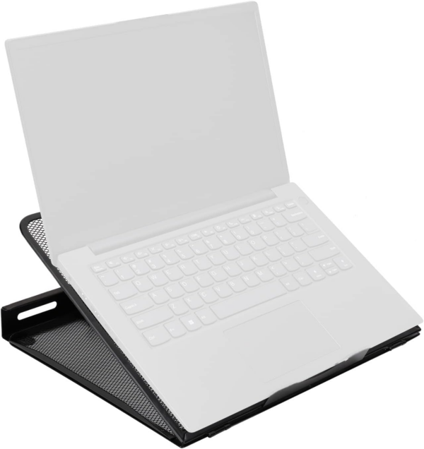 Ventilated Adjustable Ergonomic Laptop Stand, 33 x 28.7 x 18.5 cm, Black - Image 6