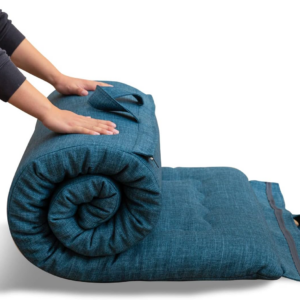 Portable Foldable Futon Mattress, Hypoallergenic Fabric and High-Density Foam Mattress