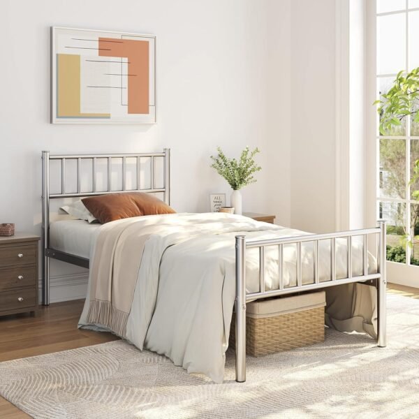 3ft Single Bed Frame Solid Metal Bed Frame - Image 9