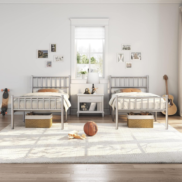 3ft Single Bed Frame Solid Metal Bed Frame - Image 2