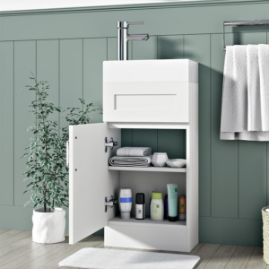 400mm Floor Standing Bathroom Vanity Unit With Basin