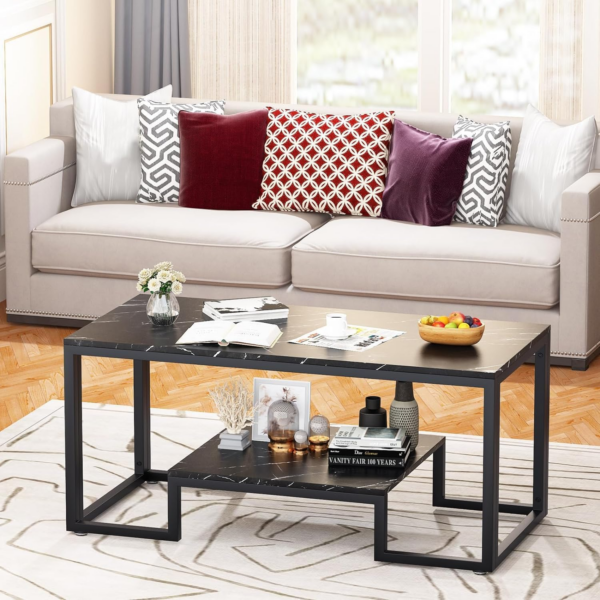 2 Tier Coffee Table, Center Table - Image 2