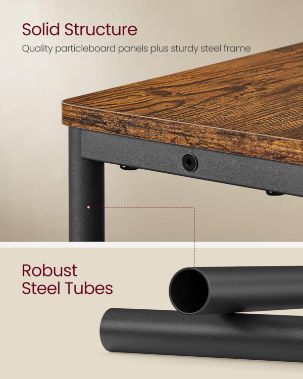 Slim Side Table with Charging Station - Image 2