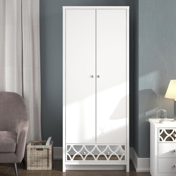 2 Door 1 Drawer Wardrobe - Image 5