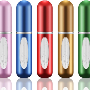 5 PCS Perfume Atomizer Bottles 5ml Mini Refillable Spray Portable bottles