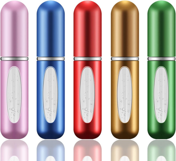 5 PCS Perfume Atomizer Bottles 5ml Mini Refillable Spray Portable bottles