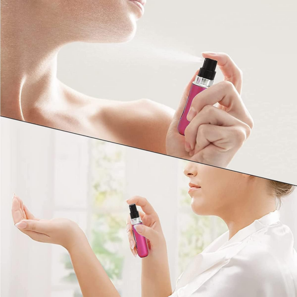 5 PCS Perfume Atomizer Bottles 5ml Mini Refillable Spray Portable bottles - Image 2