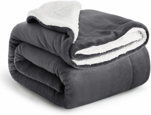 Sherpa Fleece Blanket Bed Throws Blankets - Image 7