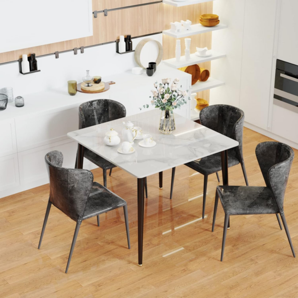 Kitchen Dining Table Marble Tabletop - Image 5