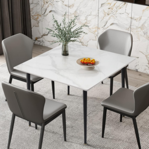 Kitchen Dining Table Marble Tabletop