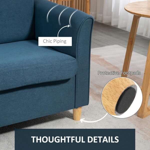 2 Seater Sofa, Compact Loveseat - Image 3