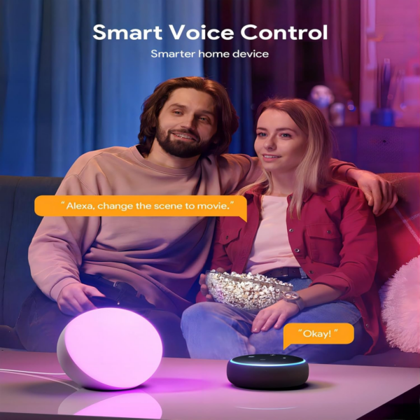 Smart Table Lamp, Dimmable Desk Lamp with App/Voice Control - Image 9