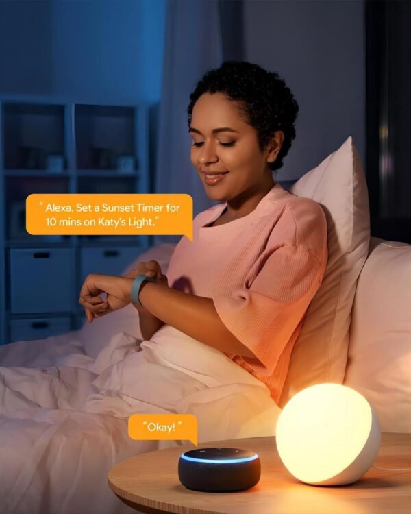 Smart Table Lamp, Dimmable Desk Lamp with App/Voice Control - Image 6