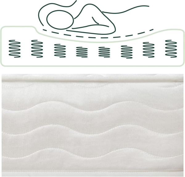 ValueComfort Single Mattress - Bonnel Spring Mattress 90x190 cm - Image 4
