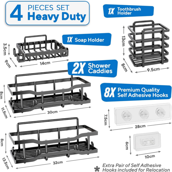 Shower Caddy 4-Pack - Image 6