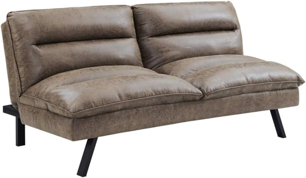 Air Leather Sofa Bed with Padded Seat - Image 5