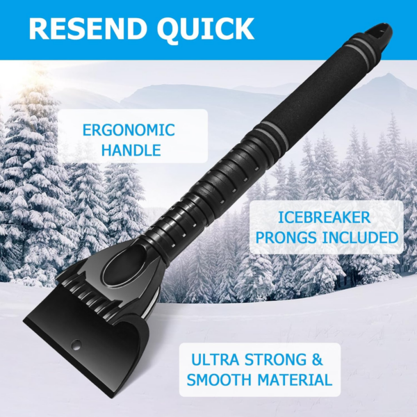 Retractable Ice Scraper for Car Windscreen- 60cm Car Windshield Scraper - Image 6