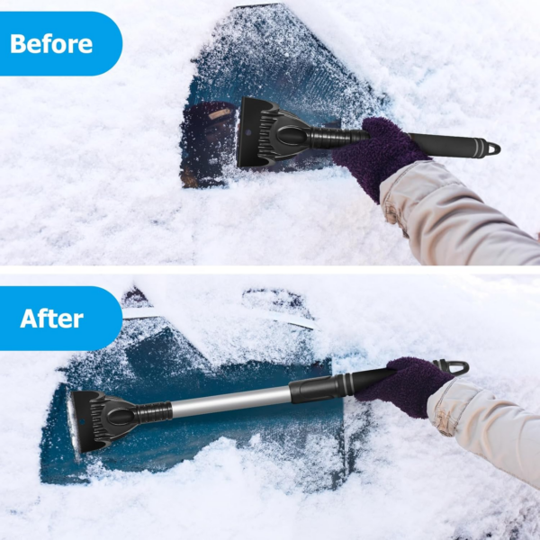 Retractable Ice Scraper for Car Windscreen- 60cm Car Windshield Scraper - Image 2