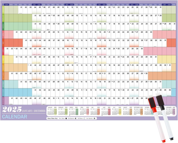Wall Planners 2025,2025 Wall Calendar UK 2025 Wall Planner
