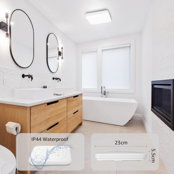 Ceiling Lights 24W, 2400lm Super Bright Square LED Ceiling Light - Image 6