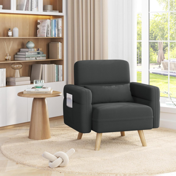 Small Sofa Modern Sofa Chair Fabric Armchair 75cm Settee Lounge - Image 5