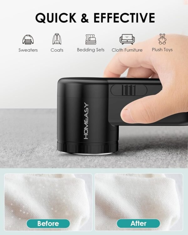 Portable Lint Remover Debobbler Clothes Shaver - Image 7