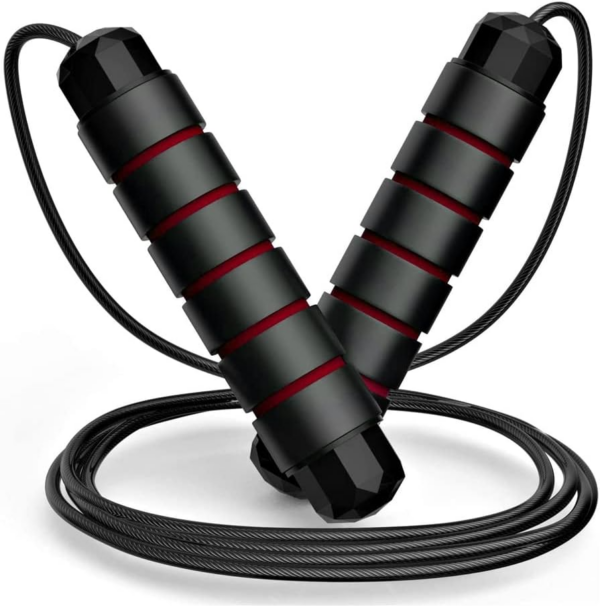 Jumping Rope Adjustable For Men Women Kids - Jump Rope For Exercise Fat burning Workout Home or Gym personal Training Rope