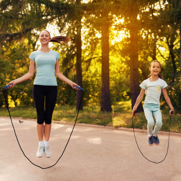 Jumping Rope Adjustable For Men Women Kids - Jump Rope For Exercise Fat burning Workout Home or Gym personal Training Rope - Image 4