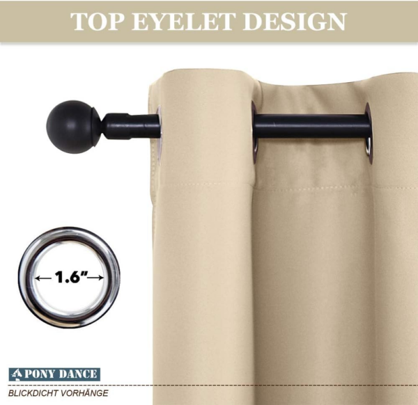 Short Curtains Thermal Door Curtain Window Home Decor Curtains for Bedroom Living Room - Image 7