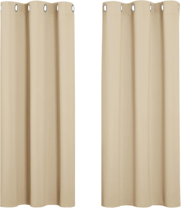 Short Curtains Thermal Door Curtain Window Home Decor Curtains for Bedroom Living Room - Image 4