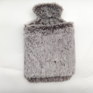 Hot Water Bottle with Luxury Cosy Faux Fur Cover,2L Leakproof Large Hot Water Bag for Neck