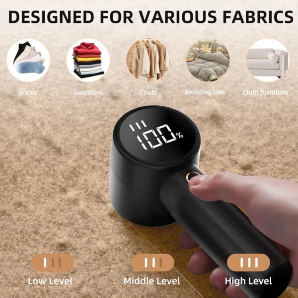 Fabric Shaver, Portable Rechargeable Electric Lint Remover - Image 3