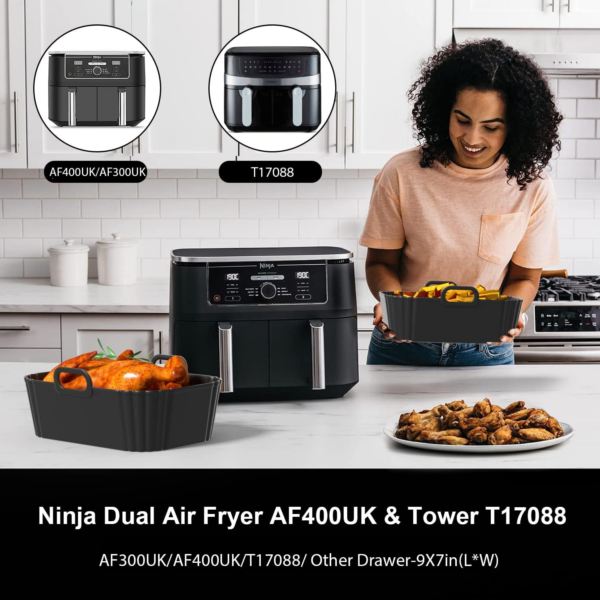 Silicone Air Fryer Liner 2Pack - Image 6