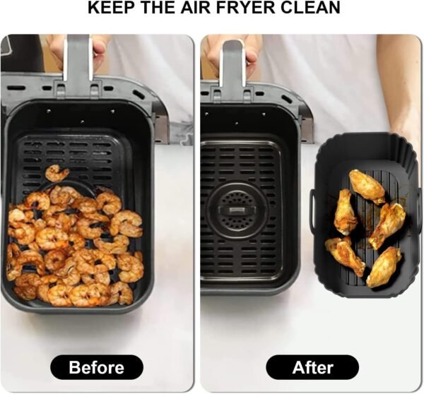 Silicone Air Fryer Liner 2Pack - Image 5